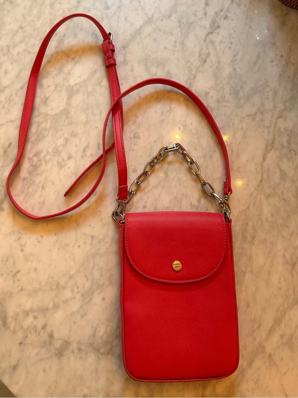 Madden Girl Fuschia Crossbody Phone Bag